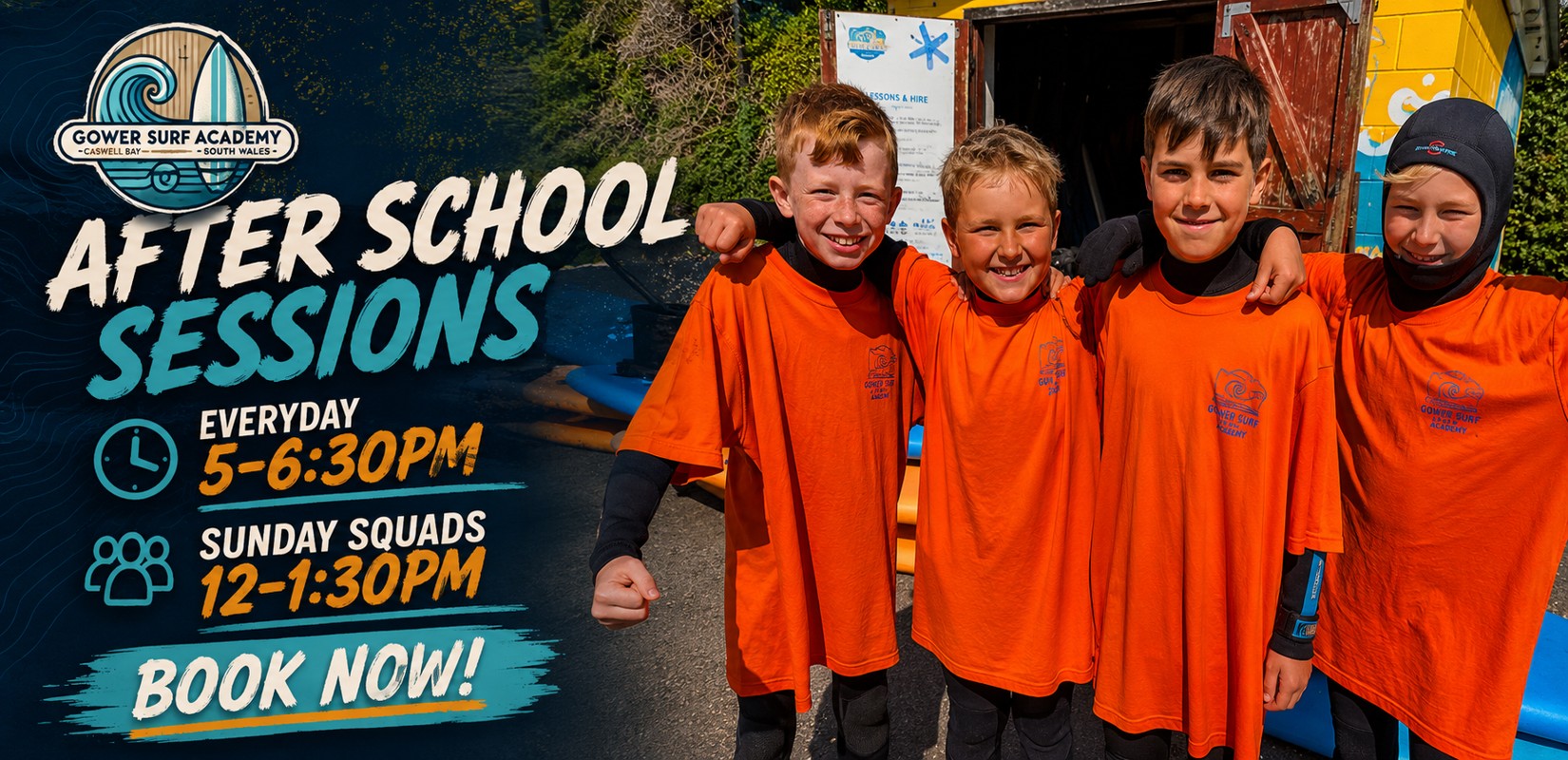Kids after school sessions and sunday sessions